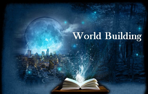 WorldBuilding Moon, Cityscape and Book
